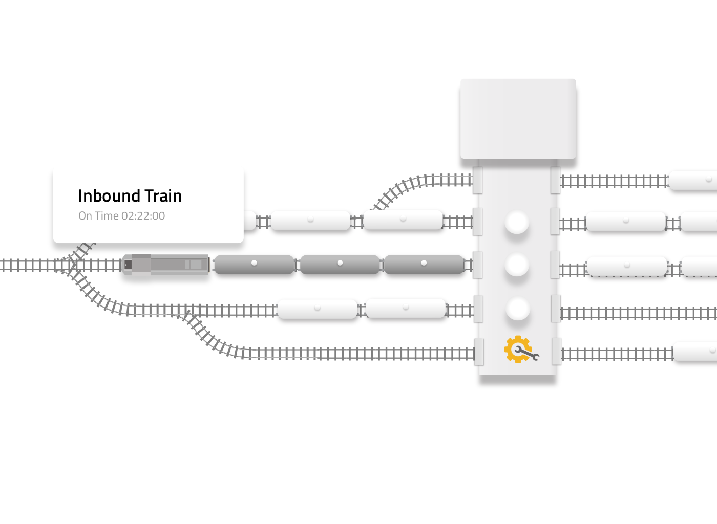 With our yard management suite you can track all of your inbound cars as they arrive at your facility.